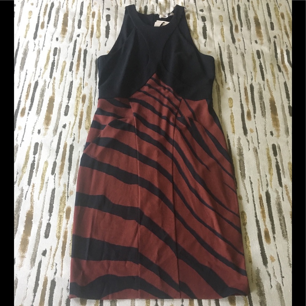 Roberto Cavalli Zebra Print Crepe Dress